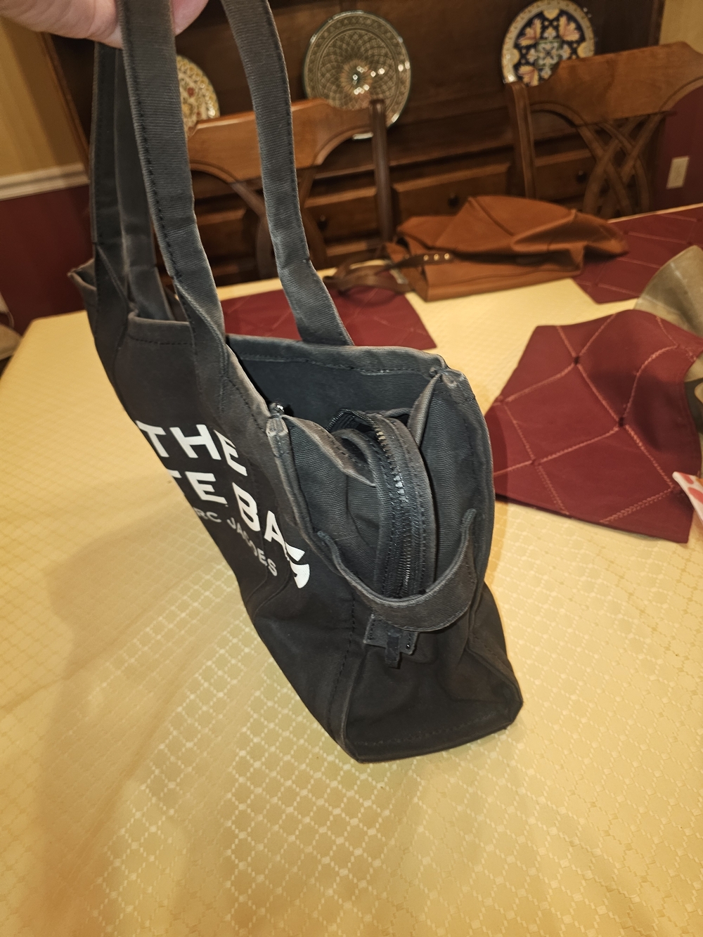 Marc Jacobs 16" The Tote Bag in Black - Picture 14 of 16